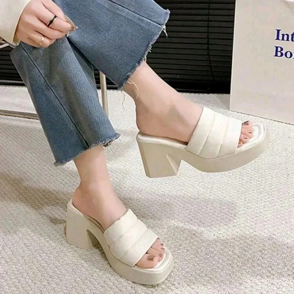 Platform Thick-Soled Women\ Sandals Summer New Thick And High-Heeled - Picture 1 of 6